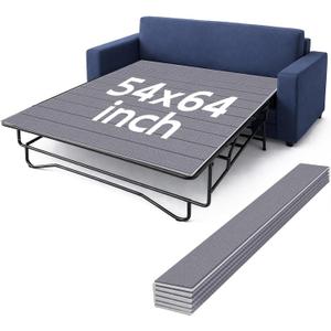 BlissBoard Sleeper Sofa Support Board, Pull Out Couch Cushion Support, 10mm Light and Thin, Quiet & Moisture-Resistant Bed Boards for Under Mattress, Queen Size (64"x54")