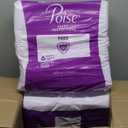 Poise Incontinence & Postpartum Pads for Bladder Leaks, 6 Drop Ultimate Absorbency, Long Length, 90 Count