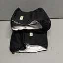 wegreeco Washable Dog Diapers - Washable Male Dog Belly Wrap - Pack of 3 - (Black,Medium)