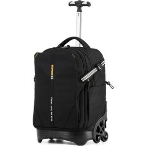 NEW TILAMI 18 Inch Expandable Rolling Backpack Stair-Climbing for School