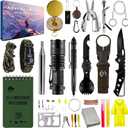 Survival Kit Advent Calendar 2025, 24 Days Outdoor Camping Gear Advent Calendar for Men, Tactical Emergency Survival Tools Gift Set for Dad Him Hunters Hikers Preppers Christmas Countdown Box