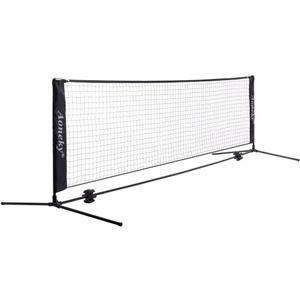 Aoneky Mini Portable Tennis Net for Driveway - Kids Soccer Tennis Net - Pickleball Net (10 Feet)