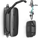 monTEK Swivel Bike Wall Mount, Bike Hangers for Garage, Space-Saving Vertical Bike Rack, Sturdy Bike Storage Rack Holds Up to 66lbs, Easy to Install, Black (1 PACK)