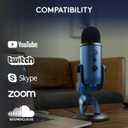 Logitech Creators Blue Yeti USB Microphone for Gaming, Streaming, Podcast, YouTube, Discord, PC, Studio Sound, Plug & Play-Midnight Blue