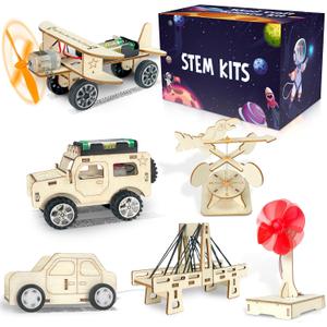 LINAYE 24 Packs STEM Kits for Kids, 6 in 1 Treasure Box Toy Stem Projects Crafts for Kids Age 8-12 Valentines Gifts for Classroom School Science Party Favors for Boys Girls Ages 8 9 10 11 12 Years Old