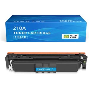 210A Cyan Replacement for HP 210A 210X Toner Cartridges Compatible with HP Color Laserjet Pro MFP 4301fdw 4301fdn 4301dw 4301 4201dw 4201dn 4201 Series W2101A W2101X with-Chip Toner Cyan