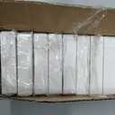 RECTOO 4x4 Vinyl Post Caps White (Actual 4.00" Internal Size - NOT for Wood Posts), Pyramid Top Toppers for Fences, Decks & Mailboxes, Weatherproof PVC Post Protector (8 Pack)