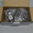 LONGADS Office Chair Caster Wheels with Brakes 5 Packs 3 in for Hardwood Floors and Low Pile Carpet,Heavy Duty Quiet Swivel Replacement -Made from Soft Premium Pu Rubber-Black