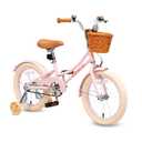 ACEGER 14-20 Inch Vintage Girls Bike with Wicker Basket for 3-12 Years Old Kids, 14 16 18 Inch with Training Wheels, 20 Inch with Kickstand, Retro Classic Style Bike for Outdoor Riding. Missing pieces