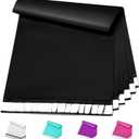 Metronic Black Poly Mailers 14.5x19 Large 100 Pack Self-Seal Shipping Bags, Packaging Envelopes for Small Business, Boutique, Clothing