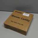 YASONIC Shower Caddy Corner, 3-Pack Adhesive Rustproof Stainless Steel Shower Shelves with Soap Holder, No Drilling Shower Organizer Corner for Dorm, Renters Bathroom, Black