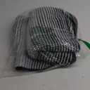 Bathroom Rugs and Mats Sets, 2 Piece Thick Absorbent Chenille Bath Mat Rug Set Non Slip, Soft Shaggy Bath Room Floor Mats for Bathroom, Machine Washable (Black, 24" x 70" Plus 20" x 32")