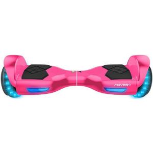 Hover-1 i-200 Electric Hoverboard | 7MPH Top Speed, 6 Mile Range, 6HR Full-Charge, Built-In Bluetooth Speaker, Rider Modes: Beginner to Expert (Pink)