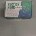 Quntis Suction Cup Hooks 4 Pack, Multi-Purpose Clear Shower Suction Hooks Waterproof Heavy Duty Wreath Hanger for Bathroom, Window, Towel, Shower Wall, Tile, Glass Door, Camper (Transparent)