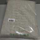 NICETOWN 100% Blackout Oatmeal Curtains 108 inches Long 2 Panels, Pinch Pleated Linen Blend Curtains with Hooks Thermal Sound Reducing Window Treatments for Bedroom/Living Room, W34 x L108