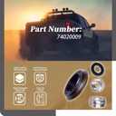 74020009 Front Axle Pinion Seal Kit Compatible with 2003-2017 Dodge Ram 2500 3500 series 4X4(For 9.25 Front Beam)