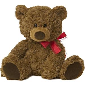Aurora Snuggly Coco Bear Stuffed Animal - Comforting Companions for Imaginative Play - Perfect for Kids, Adults, Birthdays, and Anniversaries - Brown 12.5 Inches