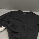 Fruit of The Loom Mens Recycled Waffle Thermal Underwear Crew Top (1 and 2 Packs) (Large, Black/Natural)