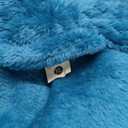 Oksun Womens Plush Fleece Long Robe: Flannel Warm Bathrobe - Full Length Winter Housecoat - Soft Cozy Nightgown Sleepwear (X-Large, Blue)