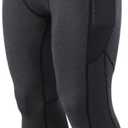 ARSUXEO Men's 3/4 Running Compression Tights Capri Pants K75 M
