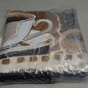 Kitchen Rugs Non Slip, Vintage Coffee Kitchen Mats for Floor, Machine Washable Soft Faux Wool Comfort Cushioned Runner Rugs for Sink, Laundry Room, Office, Hallway, 20"x59" (1'8" x 4'11" (Runner))