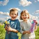 Kids Insulated Water Bottle with Straw 18oz - 18/8 Stainless Steel Toddler Water Bottle for School Travel Boys Girls (Fairy)