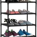 FIDUCIAL HOME 10 Tiers Shoe Rack 20-25 Pairs Sturdy Shoe Shelf