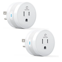 EIGHTREE Smart Plug 2025 Upgrade to 15A, Bluetooth & Wi-Fi Outlet Plug Dual Connection, Voice Control, Remote Control Outlet Timer Indoor, Smart Plugs That Work with Alexa & Google, 2.4GHz Wi-Fi Only