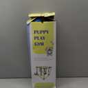 Dewonch Puppy Play Gym with 8 Hanging Toys, Small Dogs Indoor Jungle Gym, PVC Frame with Bungee Straps Enrichment Activity Center