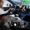 Cabin Care Baby Car Camera with Wireless CarPlay Adapter for iPhone Only, 1080P HD, IR Night Vision, 150 Wide-Angle, Real-Time Rear Seat Monitor, Works with Factory Wired CarPlay (Dog)