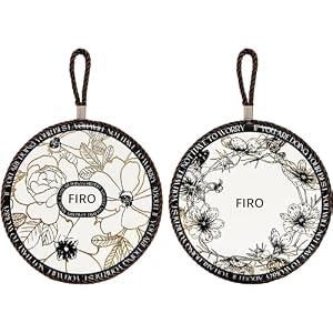 Ceramic Trivets for Hot Dishes,Heat Resistant Non-Slip Mat,Exquisite Decorative Hot Pads for quartz countertops,Tables,Pots,Cup,Easy to Clean,Stackable with Hanging Loop,Ideal Kitchen Gift Choice 2pcs