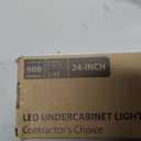 GETINLIGHT 24-Inch Hardwired Only LED Under Cabinet Light, 5000K