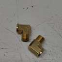 Legines 90 Degree Brass Street Elbow 1/2" NPT Male x 1/2" NPT Female Forged Pipe Fitting (Pack of 2)