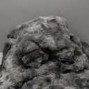 Lotus Karen Fluffy Comforter Cover Set - Rabbit Fluff Faux Fur Duvet Cover Queen Size Tie-Dye Dark Gray Plush Fuzzy Furry Bedding Sets 3Pieces(1 Duvet Cover & 2 Pillow Shams) Zipper