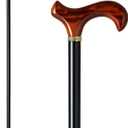 GUYUE Handcrafted Wooden Cane for Men & Women,Gentleman's Walking Sticks, Ergonomic Senior Canes, Natural Solid Wood Luxury Cane, Perfect for Gift-Giving
