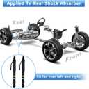48530-69485 Rear Air Shock Absorber Suspension Strut Replacement for 2003-2009 Lexus GX470 Toyota Land Cruiser Prado J120 4.7L 48530-69185/48530-69175