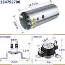 Monkemon 134792700 Dryer Heating Element, 137032600 Thermal Limiter and 3204267 Thermostat Compatible with Electrolux Frigidaire Dryers, Replacement PS2349309 AP4368653 AP4368739 PS2349395 and AP21314