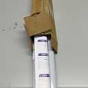 AIZESI White Tension Curtain Rod 43 to 73 Inch Shower Curtain Rod No Drilling, Never Rust, Adjustable Curtain Rod, Spring Tension Rods for Window, Bathroom, Kitchen, Doorway