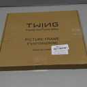 TWING 8x10 Picture Frame Gold and Black, HD Real Glass Metal Photo Frames for Tabletop Display,Ideal Gift to Halloween Family and Friends