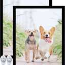 20x24 Picture Frame Set of 2, Black Photo Frames High Transparent Wall Gallery Desktop Horizontal Vertical for Canvas Collage Photo Poster Certificate 20 x 24 inches