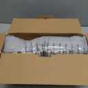 DONAMA Cervical Pillow for Neck and Shoulder,Contour Memory Foam Pillow,Ergonomic Neck Support Pillow for Side Back Stomach Sleepers with Pillowcase (Queen Size 24.8"Lx14.96"Wx5.51"H, Light Grey)