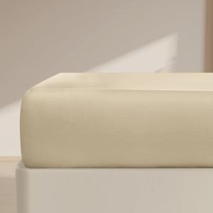 FreshCulture Twin XL Fitted Sheet Only  Premium Hotel-Quality Fitted Sheet for Twin XL Bed  Ultra Soft & Breathable Brushed Microfiber  Elegant Black Box Packaging (Beige)