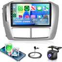 4G+64G Car Radio Stereo for Honda Pilot 2006 2007 2008 with Wireless CarPlay Android Auto, 9 Inch 1280 * 720P IPS Touch Screen Android 13 GPS WiFi Bluetooth 32-Band DSP SWC HD Camera