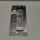 GE Universal Remote Control for Samsung, Vizio, LG, Sony, Sharp, Roku, Apple TV, TCL, Panasonic, Smart TVs, Streaming Players, Blu-ray, DVD, 4-Device, Silver, 33709