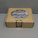 N&T NIETING Artificial Flowers, 50pcs Foam Roses Fake Flowers DIY Wedding Party Cake Decoration, Home Display, Dusty Blue Gray