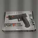 Soft Bullet Toy Gun with Shell Ejecting,Fidget Toy Gun with 120 Soft Bullets, 18 Shells and 2 Magazines,Christmas Birthday Gifts for Boys Kids Adult Age 8+(Black)