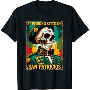 Saint Patrick's Battalion San Patricios Irish T-Shirt, 4XLT