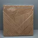 Acoustical Wall Panels, 6-Piece 23.62 X 23.62 Inches Art Acoustic Panels, Decorative Acoustic Panels, Acoustic Wall Panels, Sound Absorbing Wall Art, Timber Spiral