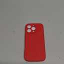 Vooii Compatible with iPhone 16 Pro Case, Liquid Silicone Upgrade [Camera Protection] [Soft Anti-Scratch Microfiber Lining] Shockproof Phone Case for iPhone 16 Pro 6.3 inch - Red