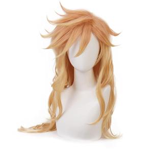 Cosplay Wigs Yellow Long Unisex Anime Wig Halloween,Christmas,carnival,Costume Party,Daily Fashion (Blonde)